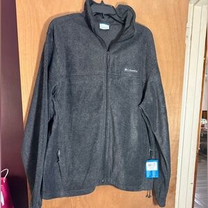 Columbia Men's Zip Up Sweater - Dark Gray